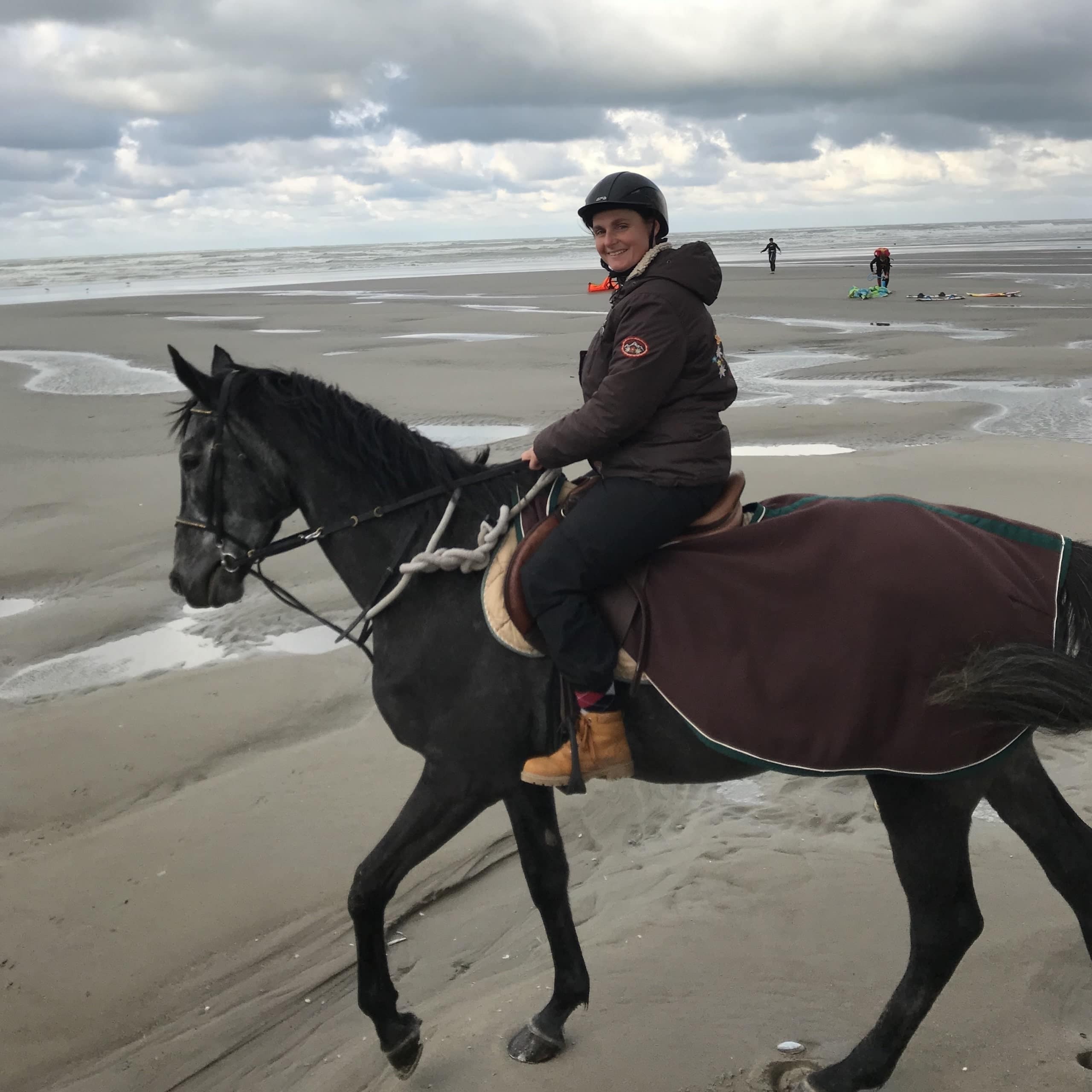 Le Touquet plage à cheval