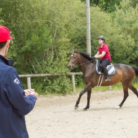 journée hippique en centre d'entraînement